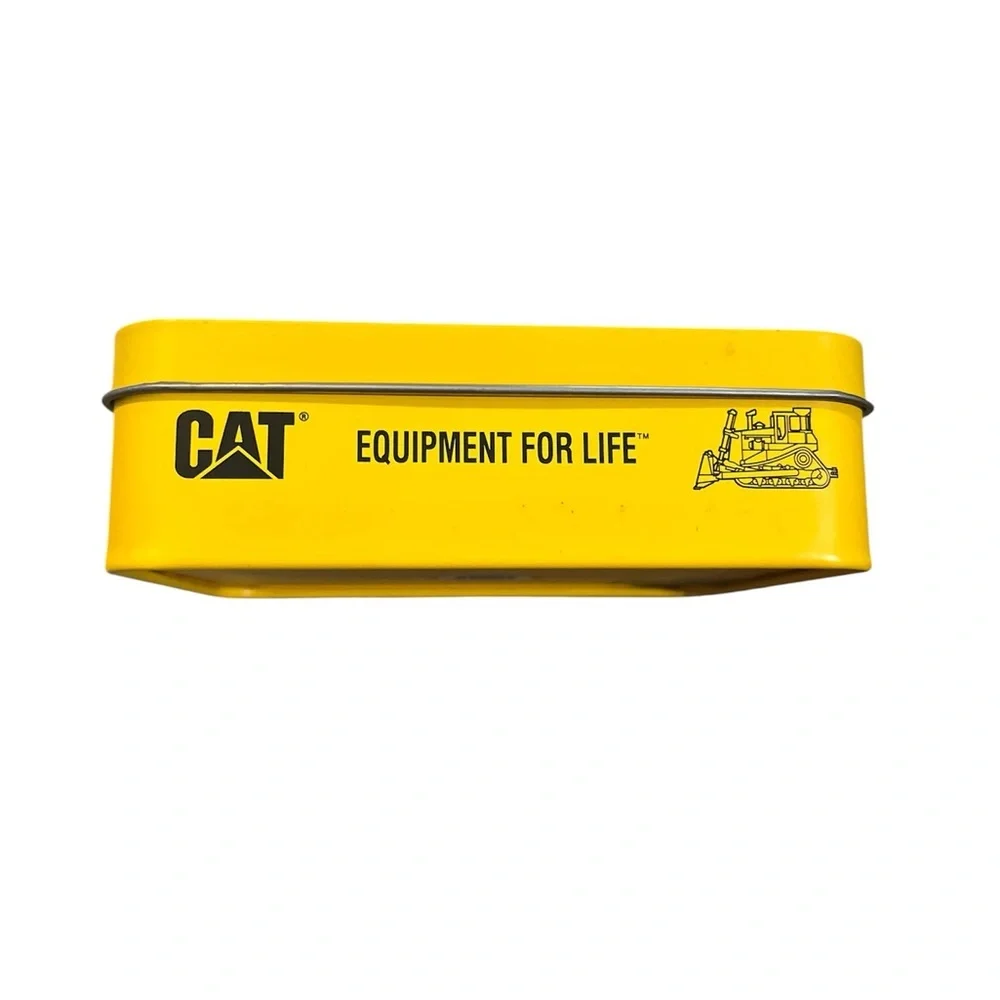 NWT CAT CATERPILLAR GENUINE LEATHER TRIFOLD WALLET WITH RFID SHIELD